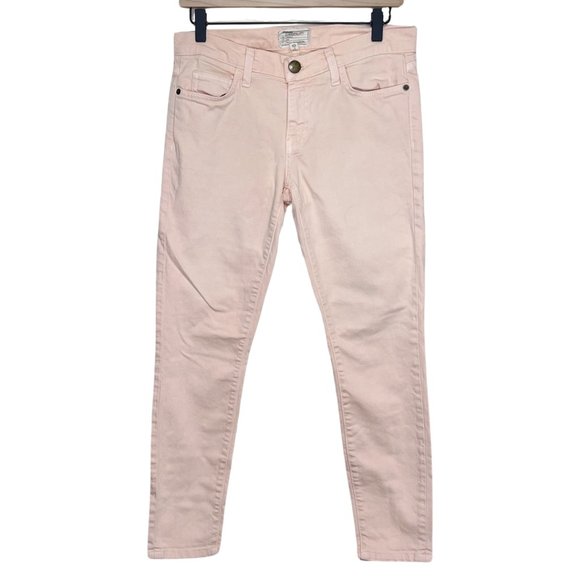 Current/Elliott Light Peach Pink "The Stiletto" Skinny Jeans - Picture 1 of 6